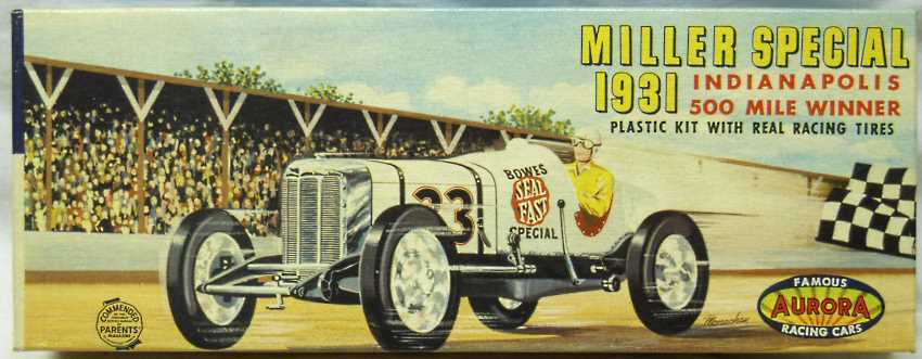 Aurora 1/30 1931 Miller Special  1931 Indianapolis 500 Winner - (ex Best), 523-69 plastic model kit